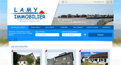 Desktop Screenshot of lamyimmobilier.com